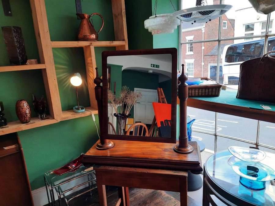 Victorian Mahogany Dressing Table Swing Mirror Circa 1890s