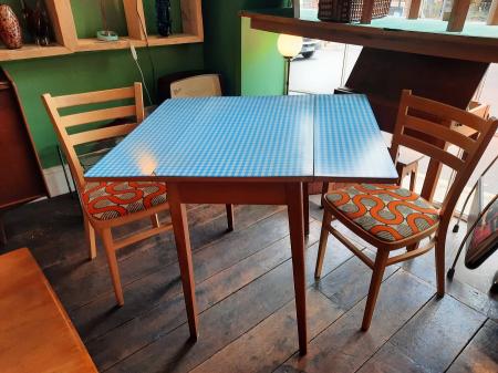 Formica Drop Leaf Dining Table And Chairs Circa 1960s